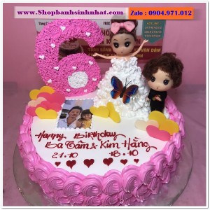 Bánh Sinh Nhật In Hình Ảnh - H15
